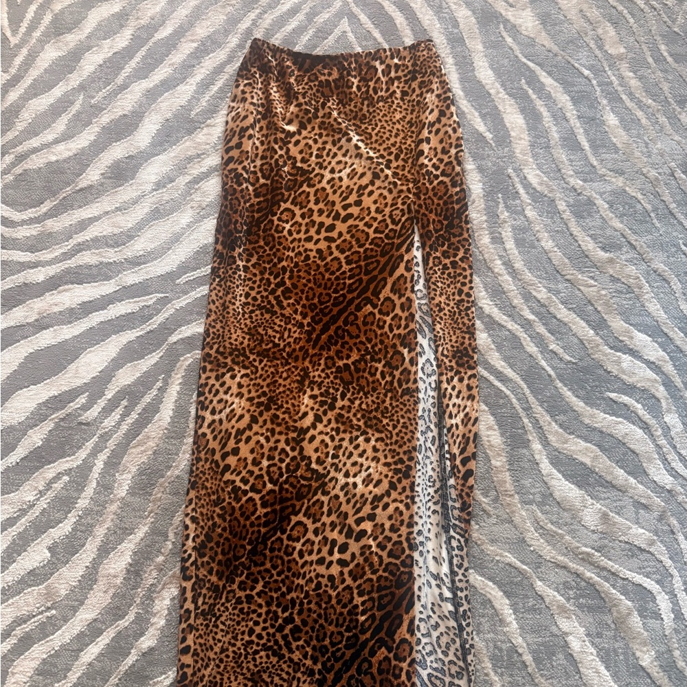 Leopard Print Women's Skirt